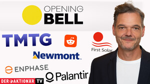 Opening Bell: Wall Street lässt es vor Ostern ruhig angehen; Bitcoin, Enphase, SolarEdge, First Solar, Trump Media, Newmont, Reddit, Palantir im Fokus  / Foto: bmag