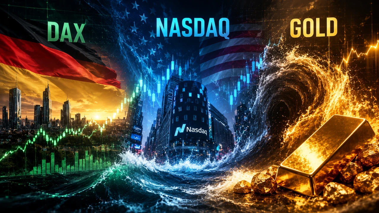 Hitzewelle an den Märkten: DAX, Nasdaq & Gold im Wechselbad