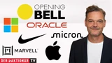 DJ Industrial Average: Opening Bell: Wall Street weitet Gewinne aus; Nike, Marvell Technology, Apple, Microsoft, Oracle, Micron Technology im Fokus
