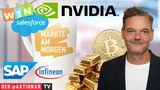 DAX: Märkte am Morgen: Fabel‑Zahlen von Nvidia liefern DAX frischen Schwung; Bitcoin, Gold, Nvidia, Salesforce, Meta, SAP, Scout24, Infineon, Aixtron, LPKF Laser, ASML im Fokus