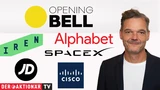 DowJones: Opening Bell: Wall Street startet fester; Cisco Systems, Iren, Alphabet, JD.com, SpaceX im Fokus