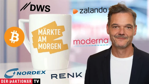Märkte am Morgen: DAX weiter auf Rekordjagd ‑ Bitcoin, Gold, Moderna, DWS Group, Rheinmetall, Renk, Zalando, Bayer, Nordex