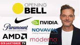 DowJones: Opening Bell: US‑Rally geht weiter; Nvidia, AMD, Moderna, Novavax, Paramount Skydance, Constellation Energy, Nike im Fokus