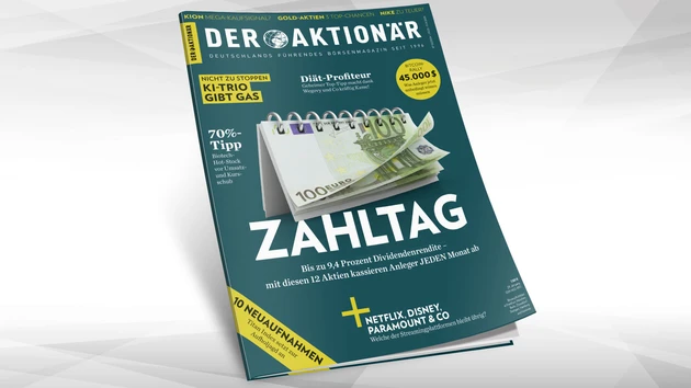 Zahltag: Bis zu 9,4 Prozent Dividendenrendite – mit diesen 12 Aktien kassieren Anleger JEDEN Monat ab