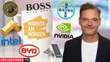 DAX: Märkte am Morgen: DAX startet mit leichten Abschlägen; Gold, Silber, Bitcoin, Nvidia, Intel, SAP, Hugo Boss, Bayer, Orion, BYD, Xiaomi im Fokus