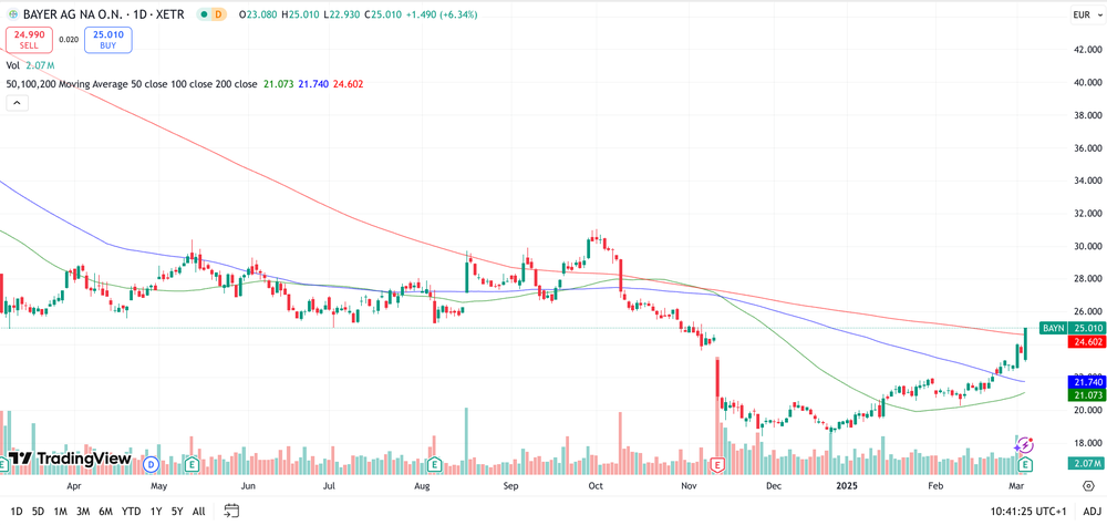 Bayer Chart 1 Jahr