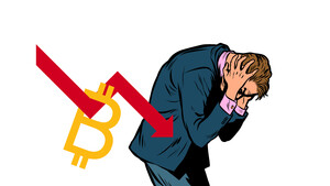 Bitcoin im freien Fall  / Foto: studiostoks/Shutterstock