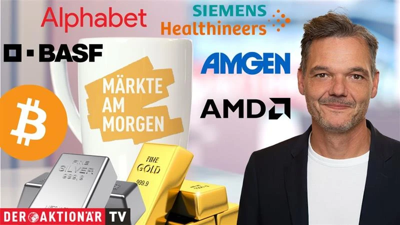 Märkte am Morgen: Achterbahnfahrt bei Silber; DAX behauptet; Alphabet, Amgen, SAP, Siemens Healthineers, BASF, Lanxess, Sartorius im Fokus 