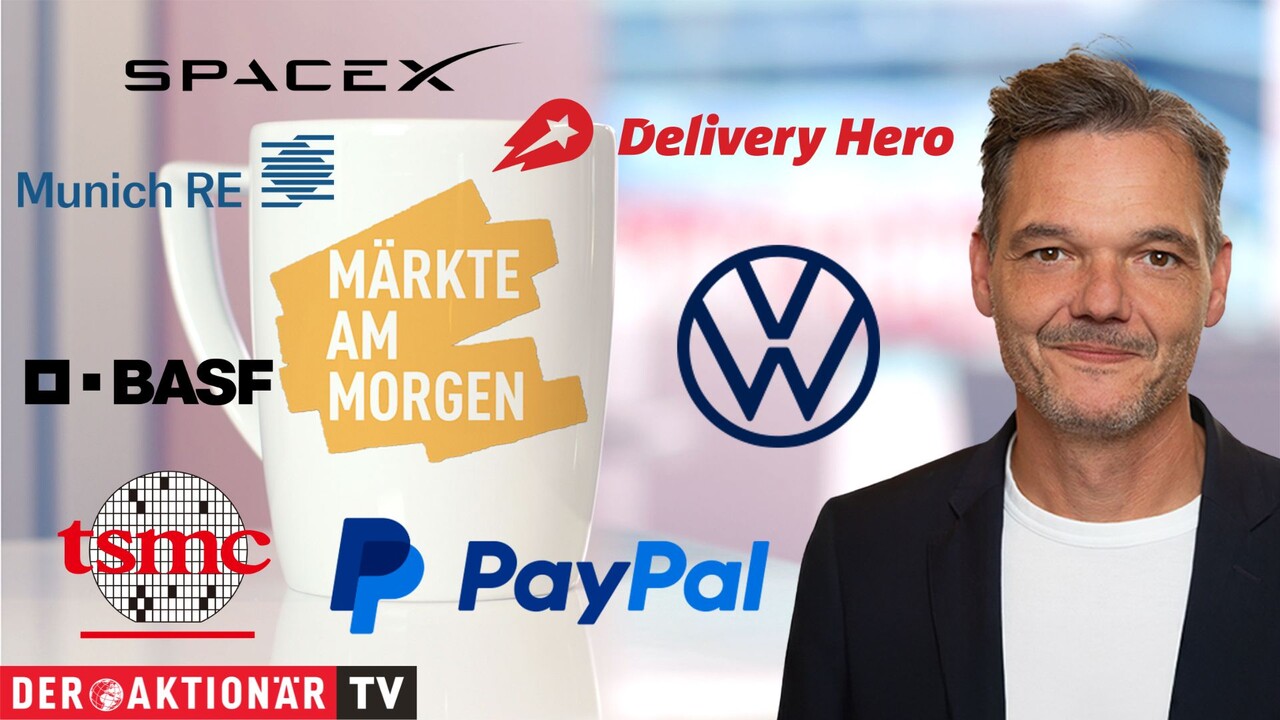 Märkte am Morgen: DAX startet behauptet; SK Hynix, PayPal, SpaceX, IBM, MunichRe, TSMC, Deliveryhero, Volkswagen, BASF im Fokus