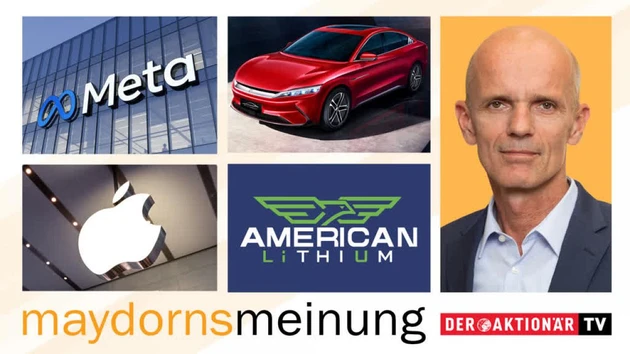 Maydorns Meinung: Meta, Peloton, Amazon, Apple, Tesla, BYD, Shell, American Lithium, Standard Lithium