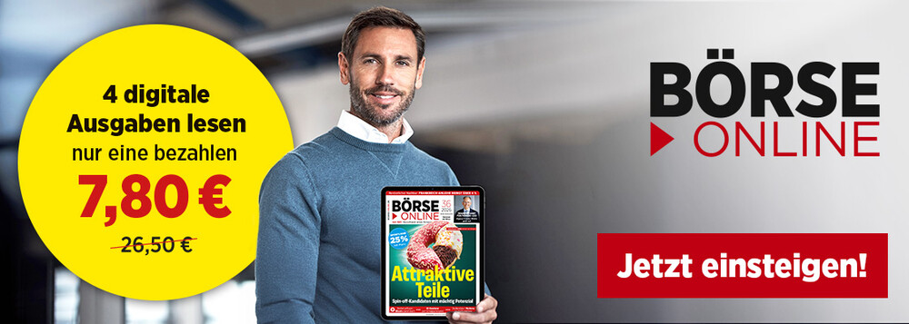 BÖRSE ONLINE Monatsabo zum Aktionspreis