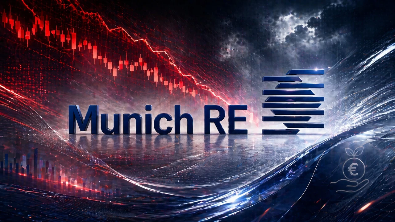 Munich Re: Tiefrot – aber keine Panik