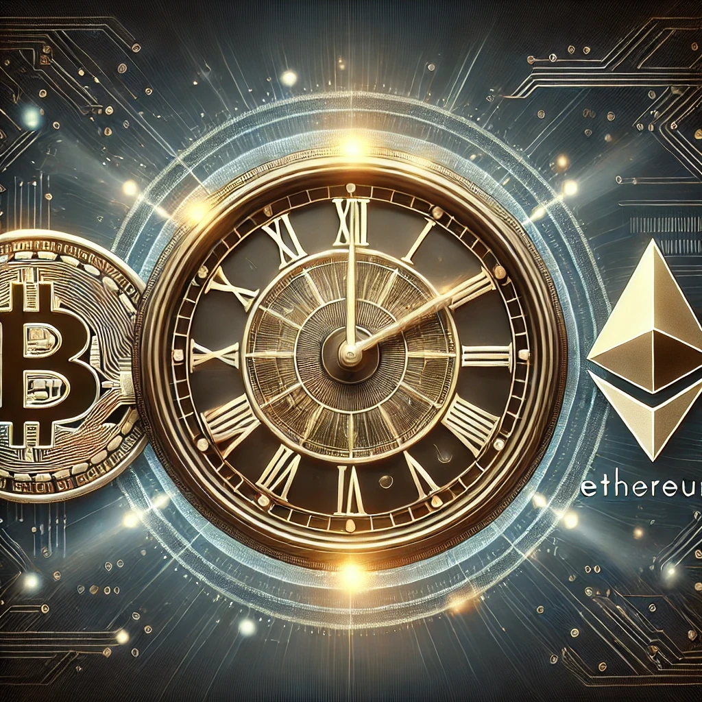 Ethereum und Bitcoin: Nur noch 2 Tage Zeit (Foto: ChatGPT)