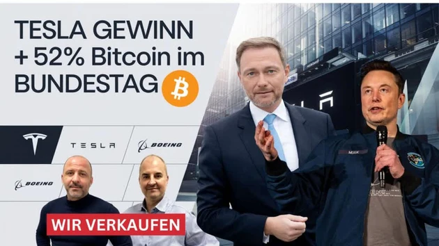 Tesla jetzt verkaufen? Neue Ziele für Boeing und Bitcoin!