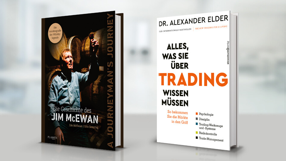 PLASSEN Buchverlage: Trading-Profi Dr. Elder und Whisky-Legende McEwan erscheinen im Kulmbacher Verlagshaus