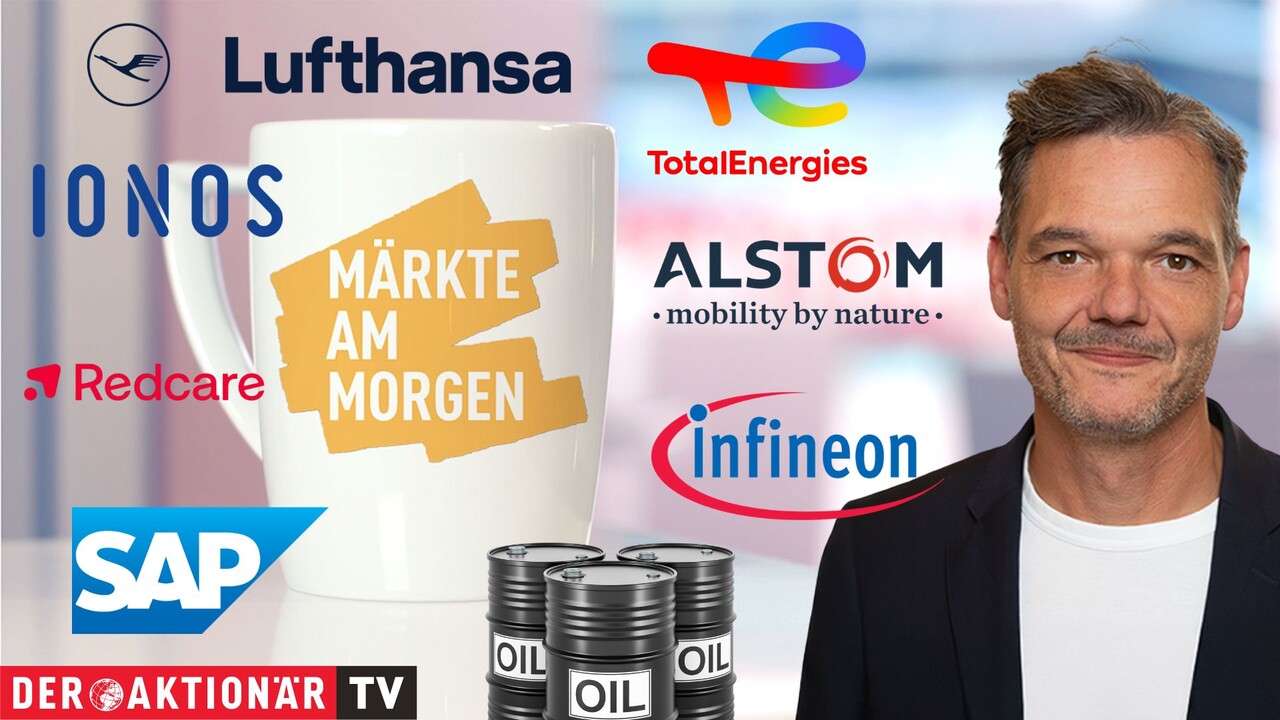 Märkte am Morgen: Nahost-Krise bringt DAX unter Druck; Öl, SAP, Dt. Lufthansa, TotalEnergies, Redcare Pharma, Infineon, Ionos im Fokus