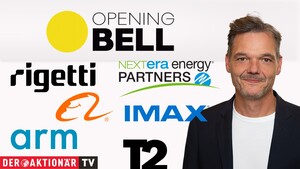 Opening Bell: Wall Street vor Feiertag fester; IBM, Rigetti, IMAX, Alibaba, NextEra Energy, Take‑Two Interactive, Arm Holdings 