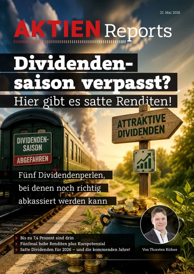 Dividendensaison verpasst? Hier gibt es satte Renditen!