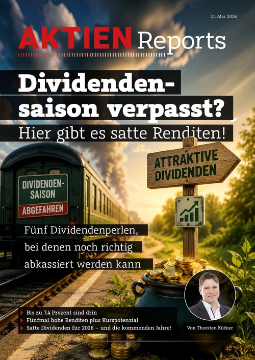 Dividendensaison verpasst? Hier gibt es satte Renditen!