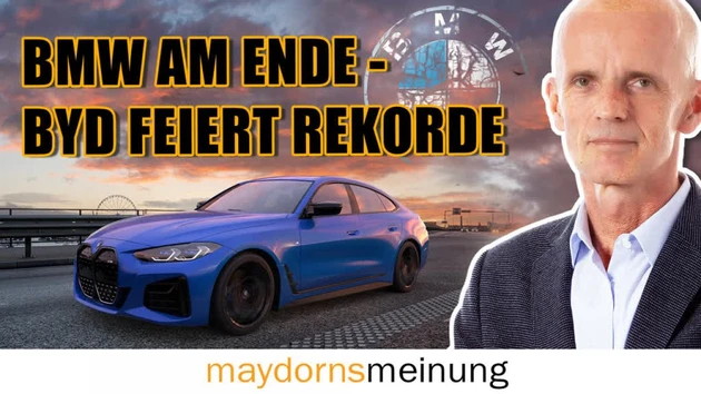 Maydorns Meinung: Nasdaq 100, BMW, BYD, Tesla, Lucid, Varta, Encavis, Livent, PayPal, Block