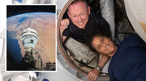 Die NASA-Astronauten Butch Wilmore und Sunita Williams müssen auf der ISS ausharren.