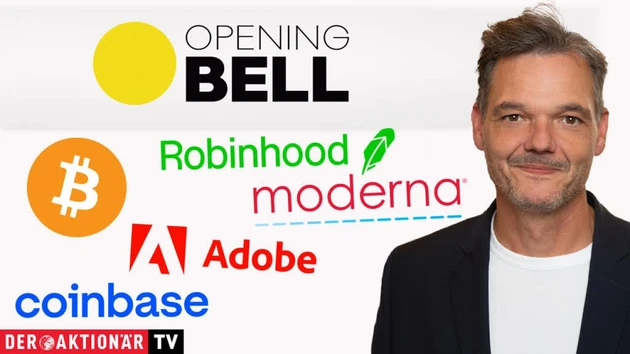 Opening Bell: Bitcoin, Coinbase, Robinhood, Adobe, Moderna, Livent