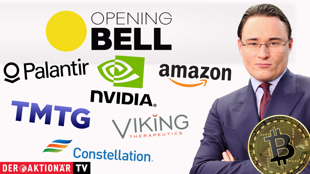 Opening Bell: Unsicherheit vor US-Wahl; Palantir, Nvidia, Apple, Amazon, Constellation Energy, Trump Media, Roblox, Viking Therapeutics