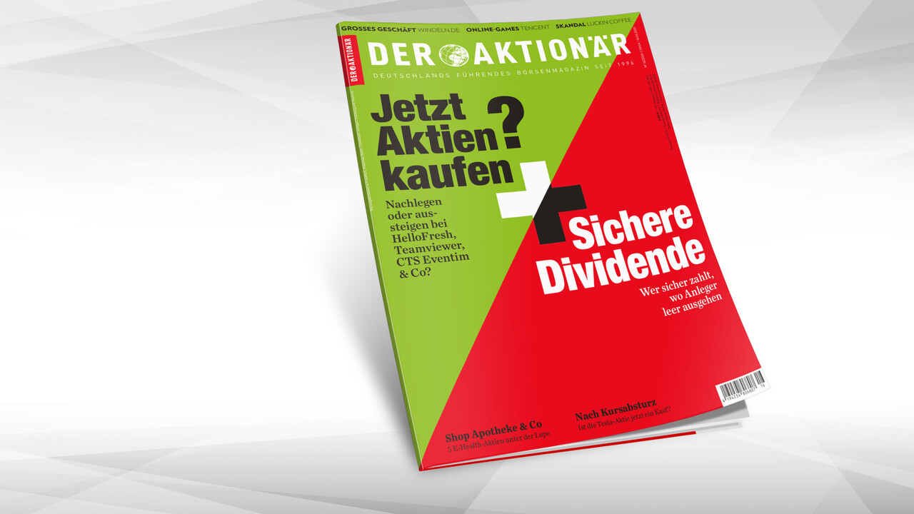 Neue Ausgabe: Jetzt Aktien wie HelloFresh, Teamviewer und CTS Eventim kaufen? Plus: Dividenden: Wer sicher zahlt, wo Sie leer ausgehen