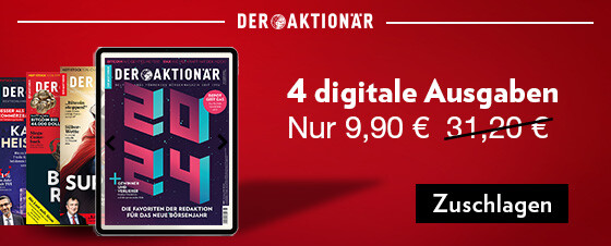 Probeabo DER AKTIONÄR 9,90 Euro