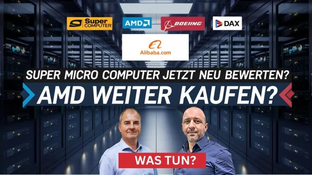4 Kaufsignale? Super Micro Computer, AMD, Boeing, Alibaba, DAX im Check