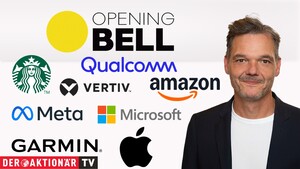 Opening Bell: Wall Street nach Vortagesverlusten erholt; Microsoft, Meta, Amazon, Apple, Qualcomm, Garmin, Vertiv Holdings, Stabucks im Fokus 