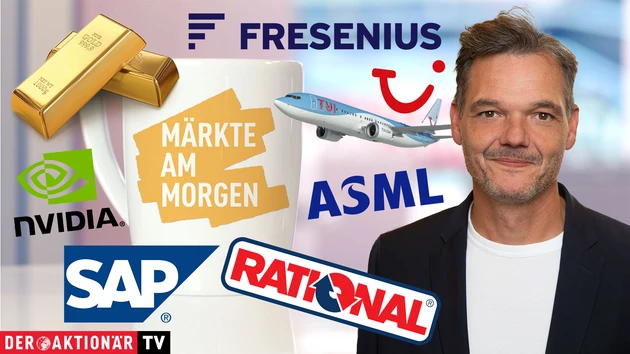 Märkte am Morgen: DAX vor EZB‑Entscheid im Plus; Gold, Nvidia, Microsoft, Infineon, SAP, ASML, Fresenius, TUI, Rational im Fokus  