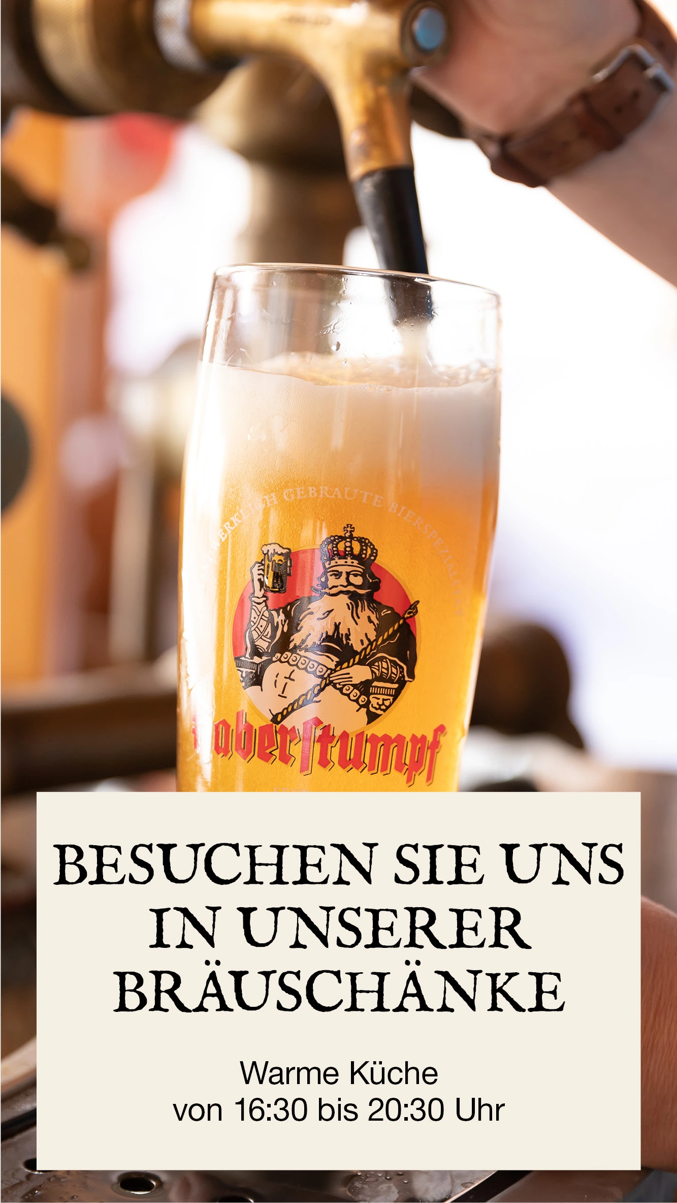 BESUCHEN SIE UNS IN UNSERER BRAEUSCHAENKE