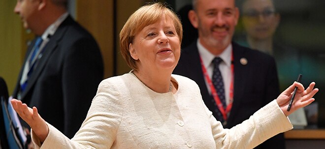 Ökonomen&#8209;Barometer: Note 3,4 für Angela Merkel (Foto: Börsenmedien AG)