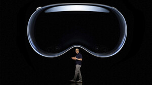 Apple Vision Pro: Stöhnen und Gelächter über den Preis  / Foto: Joe Pugliese/Apple Inc./Reuters