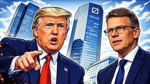 Deutsche Bank: Clinch mit Trump – Sewing greift ein  / Foto: ChatGPT