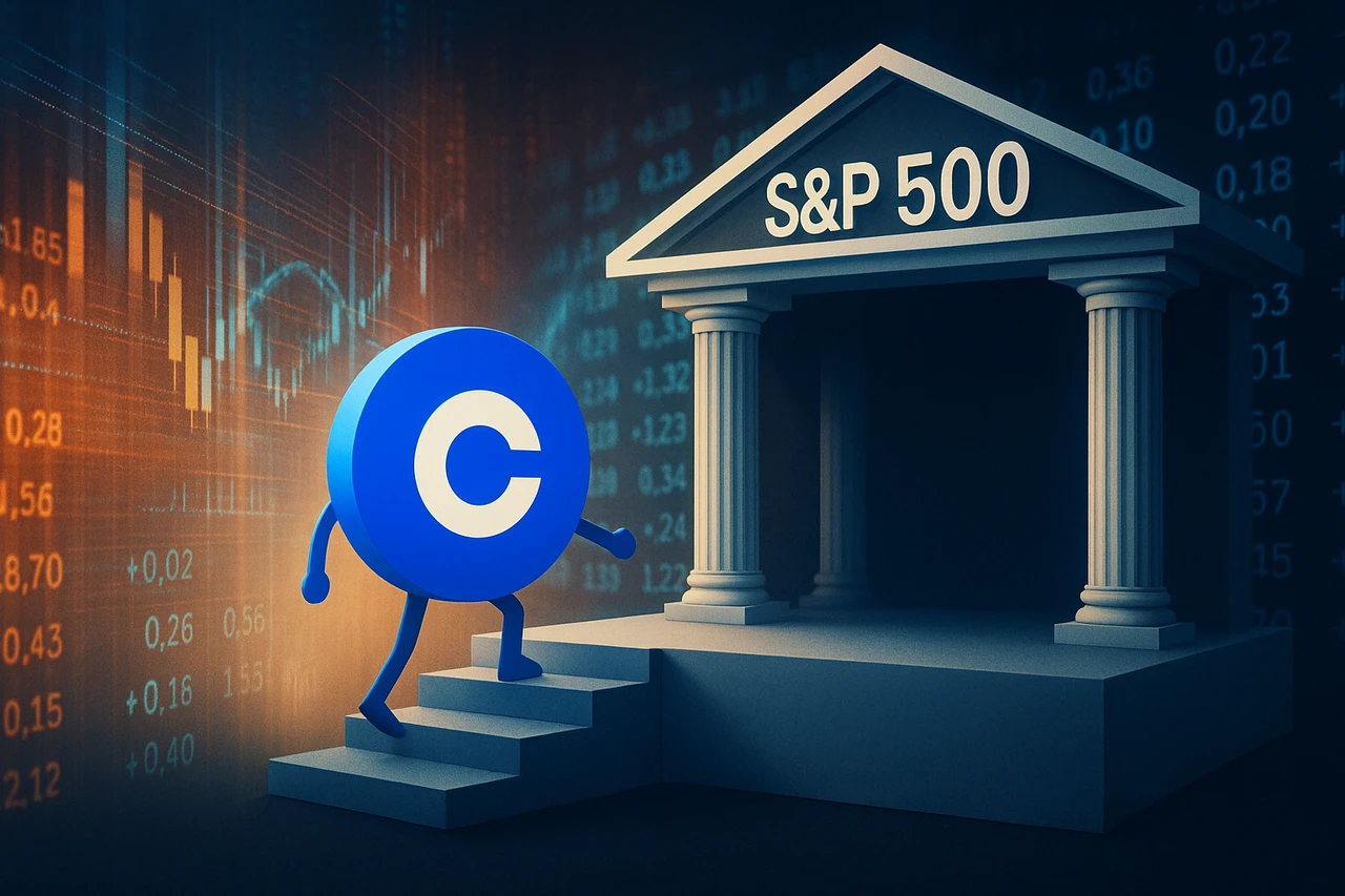 Coinbase vor Aufnahme in den S&P 500 – Aktie schießt hoch