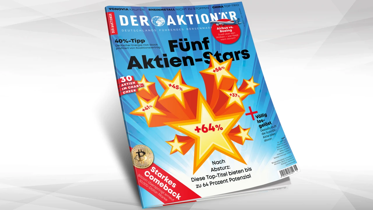 Jetzt zum Sonderpreis: 5 starke Aktien vor dem Comeback