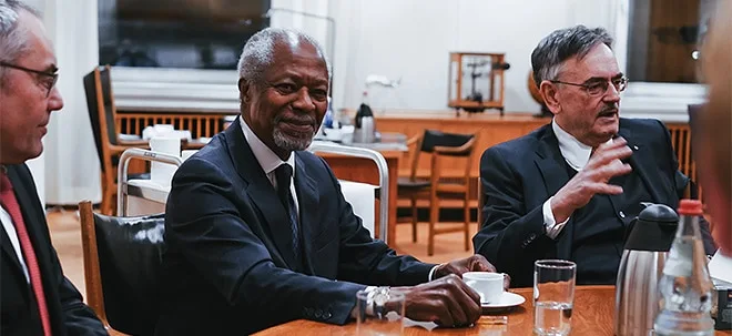 Kofi Annan: "Gesetze können die Online&#8209;Welt nicht regulieren." (Foto: Börsenmedien AG)