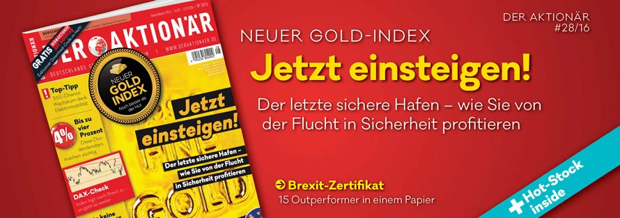 Neuer Gold-Index – jetzt einsteigen!