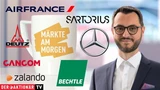 Zalando: Märkte am Morgen: DAX leicht schwächer erwartet ‑ Zalando, Sartorius, Bechtle, Cancom, Lanxess, Deutz, Mercedes‑Benz, Air France