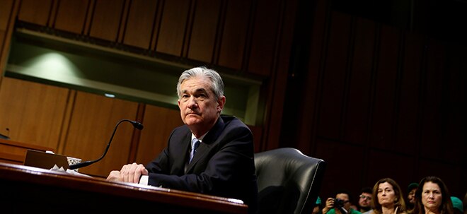 Powell gibt vorerst keine Entwarnung bei Inflation und Materialengpässen (Foto: Börsenmedien AG)