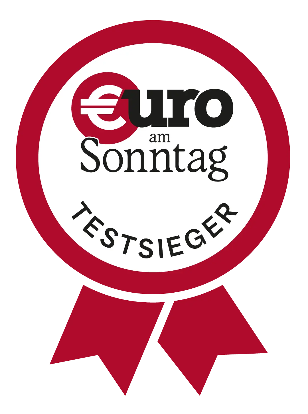 Logo: €uro am Sonntag Testsieger 11/2023