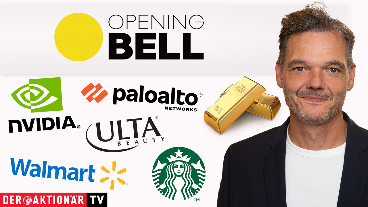 Opening Bell: US-Börsen starten behauptet; Nvidia, AMD, Palo Alto Networks, Walmart, Starbucks, Ulta Beauty im Fokus