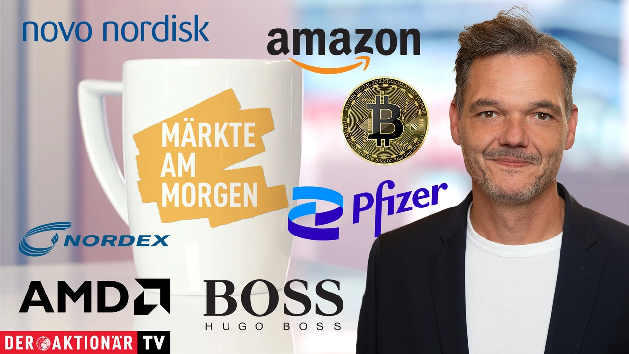 Märkte am Morgen: DAX nach Feiertag leicht im Minus; Fed-Entscheid, Bitcoin, Pfizer, AMD, Amazon, Novo Nordisk, Nordex, Hugo Boss im Fokus