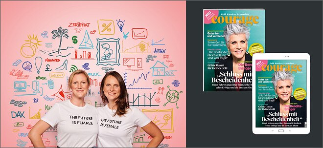Courage ‑ Deutschlands erstes Finanz‑ und Karrieremagazin für Frauen (Foto: Börsenmedien AG)