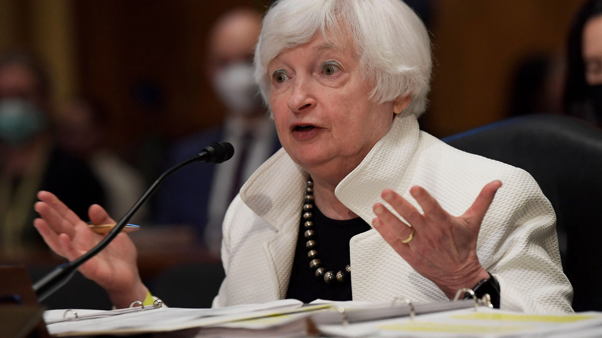 US&#8209;Finanzministerin Janet Yellen warnt vor weiteren Problemen mit Banken und Immobilien (Foto: NurPhoto/IMAGO)