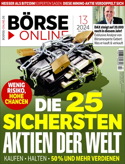 Die aktuelle Ausgabe von Börse Online: BÖRSE ONLINE 13/24