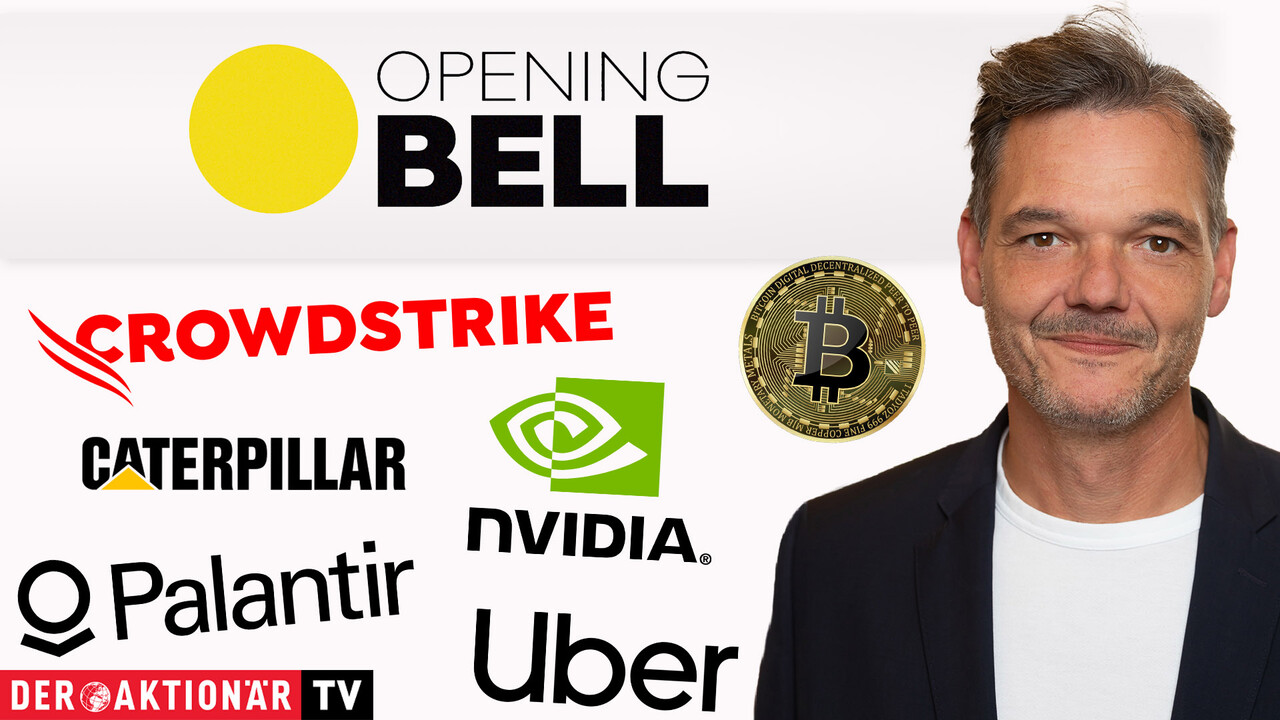 Opening Bell: Wall Street ringt nach Sell-off mit Erholung; Bitcoin, Caterpillar, Palantir, Nvidia, Marathon Digital, CrowdStrike, Uber im Fokus