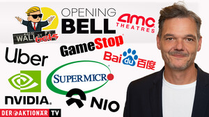 Opening Bell: Inflationsdaten sorgen für Schwung an der Wall Street; GameStop, AMC, Baidu, Uber, Nvidia, Super Micro, Nio im Fokus  / Foto: bmag